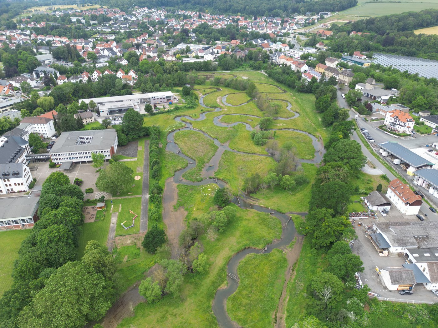 Renaturierung der Alme - Herausforderung